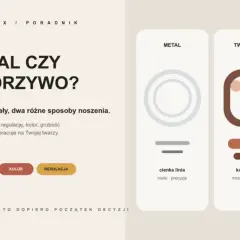 Porównanie okularów: metalowa część oprawy vs. tworzywo. Wybierz idealny materiał dla siebie.