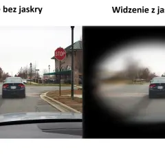 Widzenie z jaskrą jest jak patrzenie przez mglisty tunel, gdzie centrum jest rozmazane, a krawędzie ciemne.