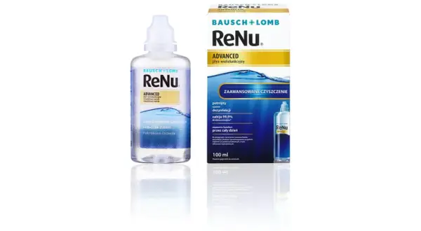 Płyn do soczewek ReNu Advanced Bausch+Lomb. Zaawansowane czyszczenie i dezynfekcja dla komfortu przez cały dzień. Skład płynu do soczewek zapewnia higienę.