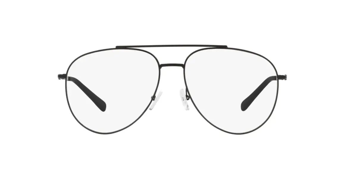 Czarne okulary pilotki z lekko wygiętymi zausznikami. Jak wyprostować krzywe okulary?