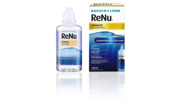 Płyn do soczewek ReNu Advanced Bausch+Lomb. Zaawansowane czyszczenie i dezynfekcja dla komfortu przez cały dzień. Skład płynu do soczewek zapewnia higienę.